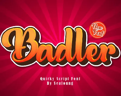 Badler font