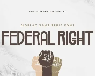 Federal Right Demo font