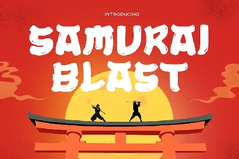 Samurai Blast font