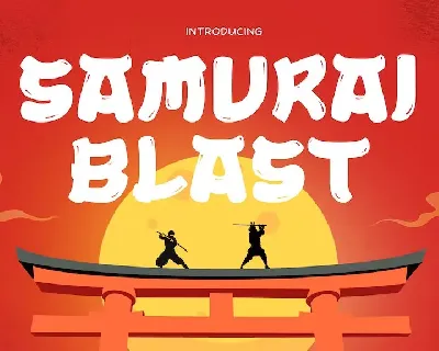 Samurai Blast font