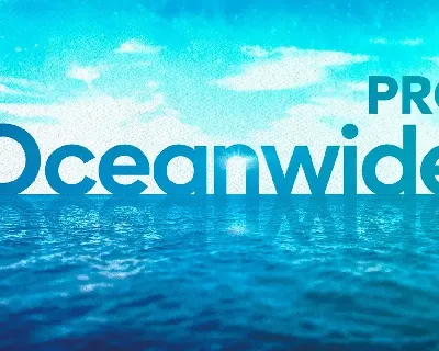 Oceanwide font