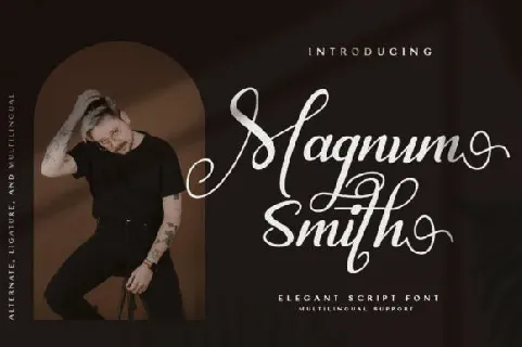 Magnum Smith font