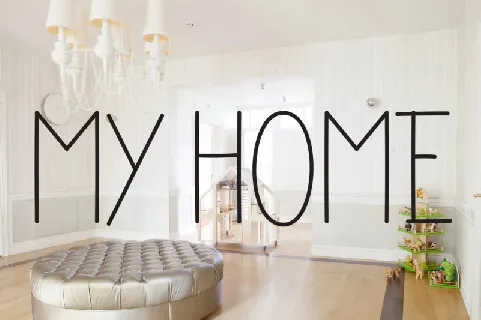 Home Sweet Home font
