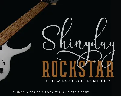 Shinyday & ROCKSTAR Duo font
