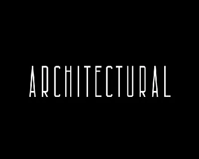 Architectural Sans font