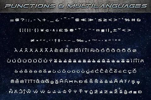 Galactus font