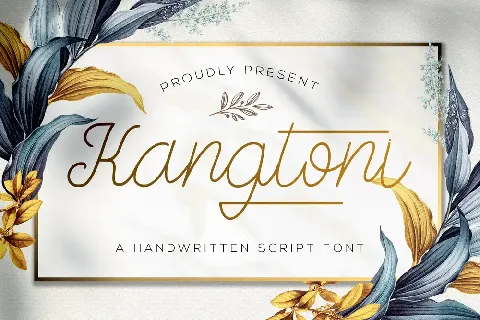 Kangtoni font