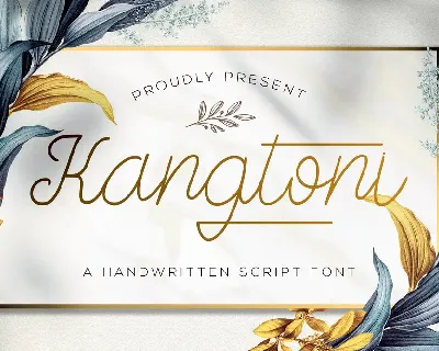 Kangtoni font