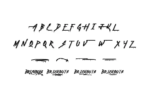 Brickouts Demo font