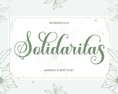 Solidaritas font