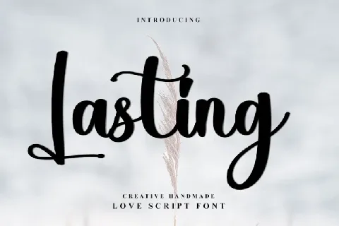 Lasting font