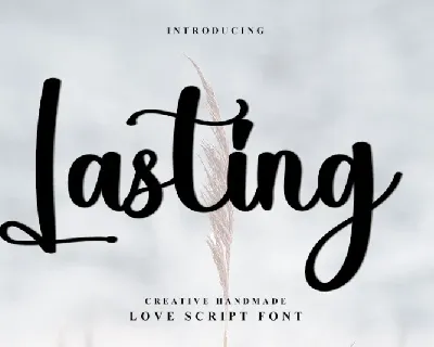 Lasting font