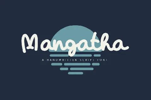 Mangatha – Handwritten font