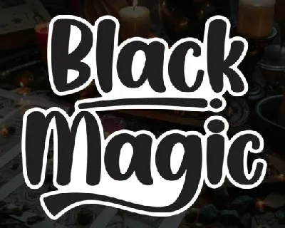 Black Magic Script font