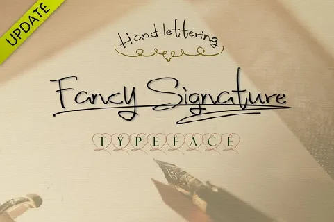 Fancy Signature Style font