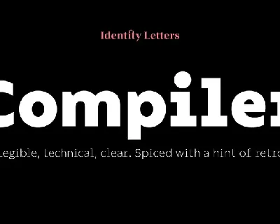 Compiler font