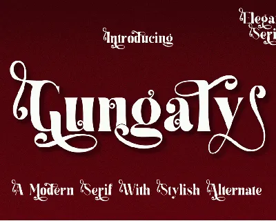 Gungaly font