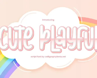 Cute Playful Demo font