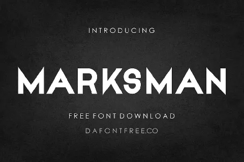 Marksman font