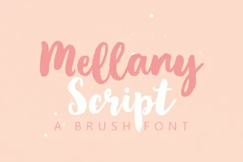 Mellany Script font