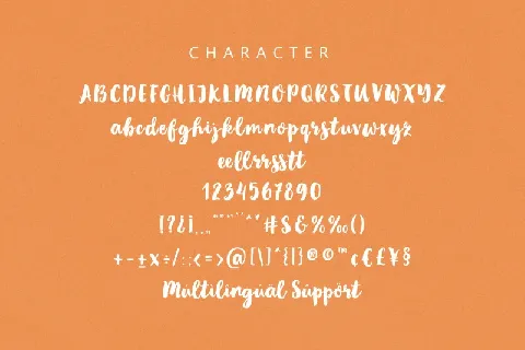 Mellany Script font