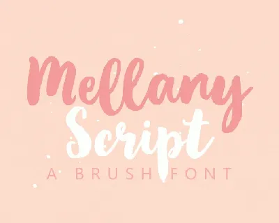 Mellany Script font