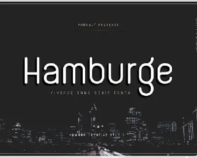 Hamburge Sans Serif font