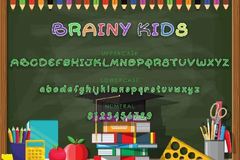 Brainy Kids Demo font