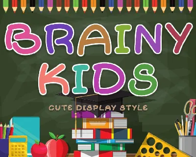 Brainy Kids Demo font
