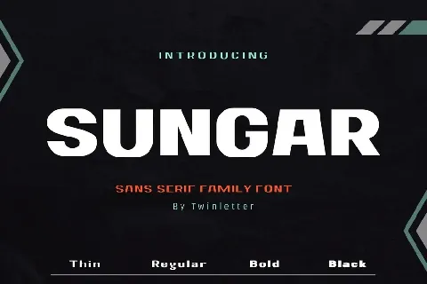 Sungar Personal use font