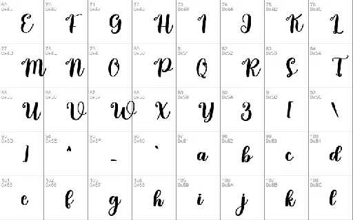 Bride font