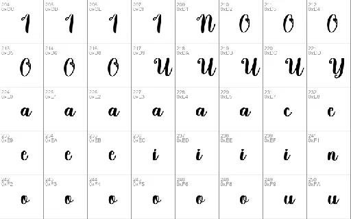 Bride font