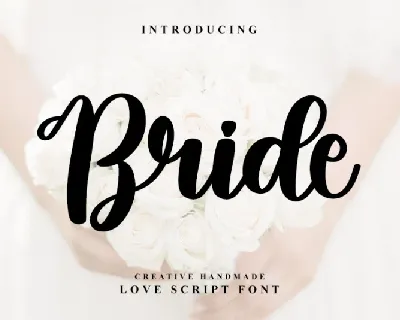 Bride font