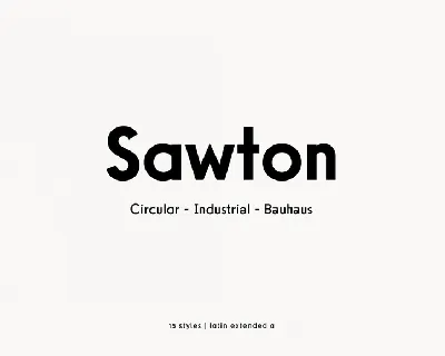 Sawton font