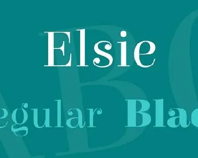 Elsie font