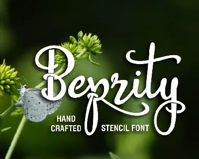 Beprity Stencil font