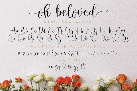 oh beloved font