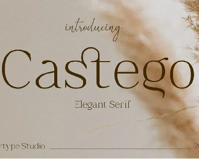 Castego font