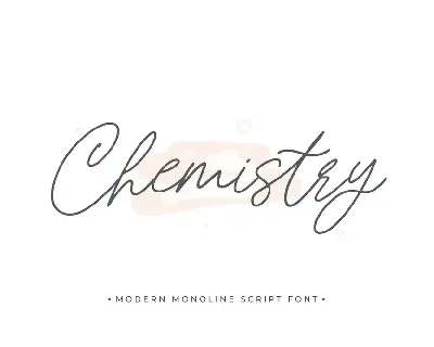 Chemistry Handwritten font