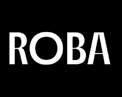 Roba Family font