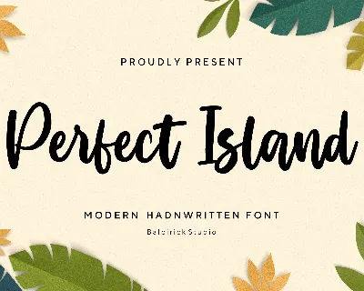 Perfect Island font