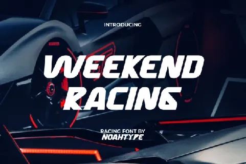 Weekend Racing font