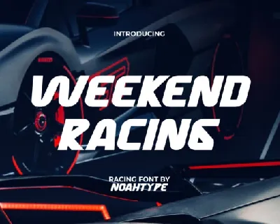 Weekend Racing font