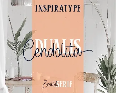 Cendolita Dualis Duo font