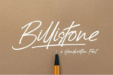 Billistone font