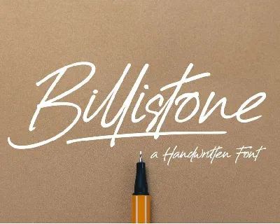 Billistone font