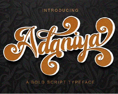 Adaniya font