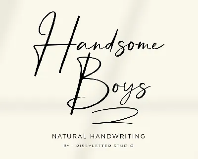 Handsome Boys font