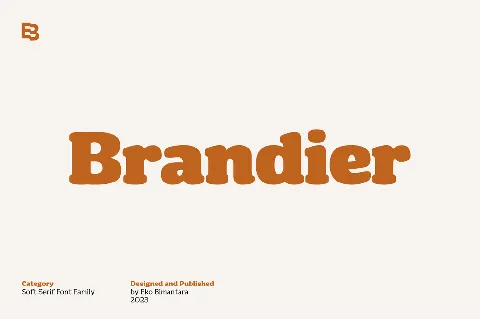 Brandier Trial font