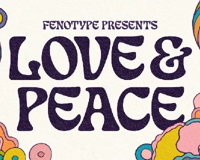 Love And Peace font